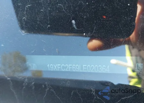 2020 Honda Civic Lx from USA, damaged, VIN 19XFC2F69LE020364